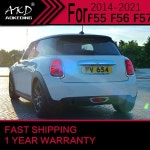 미니 F55 LED 후미등 2014-2021 용 자동차 조명, 리어 스톱 램프 브레이크 신호 DRL 리버스 액세서리 : 럭키통상