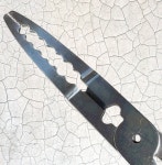 갈치 집게 다기능 물고기 가위 그립 전갱어 잡어 생선 그립 25cm : alonely man