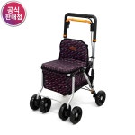 진산메디칼 다용도 접이식 노인 보행기 어른 성인용 어르신 실버카 할머니 유모차 JS-773 : 진산메디칼