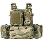 PALS 시스템이 장착된 야케다 전술 훈련 조끼 - 사냥용 멀티 포켓 조절 스트랩 퀵 릴리스 버클 One Size Light Green : 오션윙