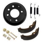Brake Drum Hub Brake Shoes Kit For Yamaha Golf Carts G9 G14 G16 G19 G20 G21 G22 JU0-G6521-00-00 J17- : 0핫딜팩토리0