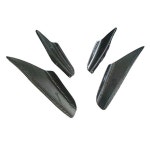 스바루 02-05 임프레자 GDB STI8 탄소 섬유 전면 범퍼 카나드 립 스플리터 핀 밸런스 턱 외장 키트(4개)용 EPR : 블리츠허브001