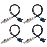 HTMXJA 4Pcs 업스트림 및 다운스트림 산소 O2 센서 12-17 엔클레이브, 13-18 XTS, 12-16 카프리스, 콜로라도 15-16, 임팔라 14-18 트래버스... 