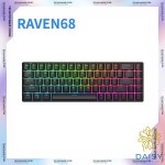 Teawolf Ren68 마그네틱 스위치 게이머 유선 키보드 68 핫 스왑 빠른  식 Rgb Fps 게임용 : 데이지로지스틱8