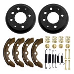 Brake Drum Hub Brake Shoes Kit For Yamaha Golf Carts G9 G14 G16 G19 G20 G21 G22 JU0-G6521-00-00 J17- : 0핫딜팩토리0