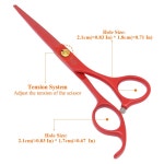 레드 헤어 가위 미용 절단 55 05 A0069A 스타일링 A0069A A0069A 05 55 : J 글로벌