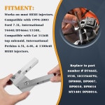 1994-2003 포드 7 3L, 바이스 클램프가 장착된 HEUI 인젝터, 특수 공구, 스프링 및 오링 씰 키트와 호환되는 VSEK 3L 인젝터 리빌드 키트... 