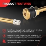 트럭 및 버스 타이어 교체용 TR573 트럭 밸브 스템, 브라스 커머셜 4-3/8 림 . 625 트럭 및 버스 타이어 교체용 TR573 팩 10 : 포티투글로벌샵