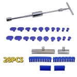 판금도구 13/19/28 PCS 자동차 바디 덴트 수리 도구 풀러 2 스타일 페인트가없는 제거 작은 우박 : 마스터툴박스