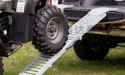 오토바이 경사로 운반 사다리 경사판 접이식 오르막 : 풍미로움