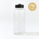 아이스 스탠다드 용기 1L 스마일 빨대캡 1박스 56개 보틀 카페 배달 대용량 물병 : 아조아MALL