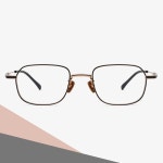 프로젝트프로덕트 ND20 C1PG 블랙&핑크골드 투톤 안경 티타늄 칠보 초경량 : 오마이선글라스 코리아