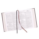 KJV 홀리 바이블 고전 삽화 가보 KJV 마커 가죽 하드커버 리본 가족 제 패밀리 인조 버전 킹 /골드 에디션 - 다크 : 글직바