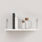 MJ0 무타공 벽선반 S 화이트 주방벽걸이선반 : 밍글징글