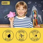 굿 마스크 주식회사 컴포트 KN95 페이스 마스크, 일회용 접이식, 편안한 벌크 Black (Pack of 10) : 텔레포트굿즈