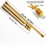 구리 당김봉, 점술봉 2개 - 단단한 구리와 황동, 선물 상자와 가방 금, 물, 유령 탐지 : 라이크미이지몰