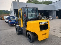 특A급 중고지게차 두산 4.5톤 더블 캐빈 자동발 2006년식 디젤지게차 : 바른중고지게차아울렛
