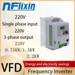 새로운 VFD 220V 7.5KW 10 1상 입력 출력 주파수 변환기/AC 모터 드라이버/VSD/50HZ 인버터 : 구매유통472