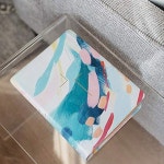 작가 에디션 NIV 가죽소프트 멀티 컬러/청록 컴포트 프린트 : 글직바