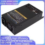 550W 600W 전원 공급 장치 컴퓨터 소형 1U PSU 플렉스-ATX 100-240V ITX PC용 풀 모듈형 고효율 : 대성-