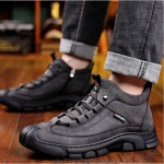 남자 기모 하이탑 면구두 : 유한회사 한발무역