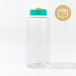 아이스 스탠다드 용기 1L 스마일 빨대캡 1박스 56개 보틀 카페 배달 대용량 물병 : 아조아MALL