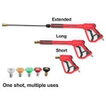 고압세차기 압력 세척기 깍지 교체용 고압 청소 분무기, 잔디 관리, 세차, 지붕 차도 : 코렉스 글로벌