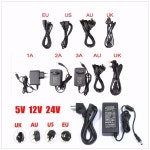 245 3528 530 스트립 LED 용 EU/US AC 85-5050 V-DC 5V/12V24V/ 1A 2A 3A 5A 6A 8A 전원 공급 장치 어댑터 드라이버 스위치 : 드림321이
