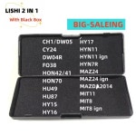 Lishi 2 in 1 CH1 DW05 CY24 DWO4R FO38 HON42 41 HON70 HU49 HU87 HY15 HYN11 HYN7R MAZ24 MIT11 MIT8 for : navymarket
