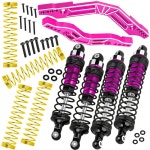 BRCatWPark 빅 보어 충격 및 타워 업그레이드 부품 록/그래나이트/센톤 3S BLX 1/10, 타이폰 메가550, 4Pcs RC 알루미늄 풀 메탈 흡수기... 