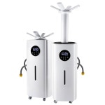 YMJOINMX 상업용 산업용 전체 하우스 6Gals 물탱크 최대 2000ml/h 미스트 출력 수도꼭지 충전식 대형 온실 110V : 포르턴나 Porterna