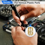 플라스틱용 Bemaka 100PCS M3 나사 삽입물, 3D 프린팅 부품용 히트 세트 M3x5.7x4.6mm 미터법 너들 황동 너트 삽입물 M2.5x3.5x4 : 박제비몰