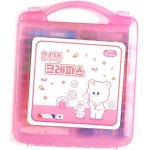 일안 크레파스 24색 핑크 어린이집미술 유치원크레파스 : 일안2404