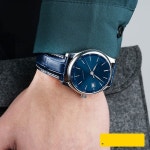 호환품 Longines L3 마스터 컬렉션 워치 스트랩 벨트 스트랩 소 가죽 19 20 21mm 전용 송아지 밴드 : 테크파트너스