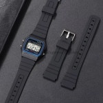 호환품 CASIO F91W W-800H 전용 실리콘 워치 스트랩 F84 F105/108 소프트 손목 스트랩 : 테크파트너스