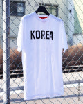 더림 농구 슈팅져지 반팔 티셔츠 국대 트레이닝 대한민국 단체 제작 화이트 : 더림스포츠