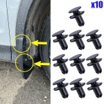 10PCS 86595 2T500 현대 Elantra AD 2016 - 자동차 Balck 앞 범퍼 커버 플라스틱 라이너 클립 인테리어 액세서리 : 진짜핫딜상점