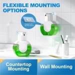 판타지타스 자동 비누 디스펜서 무터치 15온스/420ml 주방 접시 액체 4 조절 가능한 벽걸이 및 욕실용, 손 Gel : 마사엘