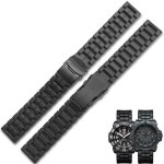 호환품 탄소 섬유 플라스틱 방수 스틸 워치 밴드, 폴드 버클 도구 포함, Luminox 3051 8800 남성전용 스트랩, 23mm : 테크파트너스