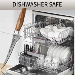 뮤지판 필레 나이프 7인치, 보닝 나이프 효율적인 보닝 소재의 고탄소강 위한 보닝 육류 나이프, 절단을 정밀 Modern Silver Large : 글직마