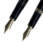 Yongsheng 629 만년필 이리듐 EF 펜촉 송진 펌프 피스톤 잉크 흡수 서예 크리스마스 선물 : 십오룡산업