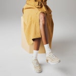 에르메스 운동화 바운싱 스니커즈 프린지 캔버스 명품 신발 베이지 커플 여성 : 드레시엘파리