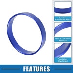 ABSOPRO 자동차 허브 중심 링 OD 56.1mm ~ ID 54.1mm 휠 보어 센터 스페이서 알루미늄 합금 블루(4개 세트) OD 56.1mm to ID 54.1mm... 