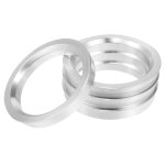 X AutoHOX 4pcs OD 70.1mm ~ ID 56.1mm 알루미늄 합금 자동차 허브 중심 링 휠 보어 센터 스페이서 68.1mm : 포르턴나 Porterna