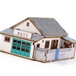 일안 프라모델 미니 종로약국 나무모형 나무조립키트 : 일안2404