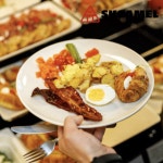 SKCAMEL 접시 뷔페 디저트 한식 원형접시  카페 뷔페 한 식당등 업소용 : 주방팩토리