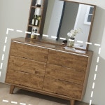 G4100 고무나무 원목 3단 서랍장 1200 : 영점일톤