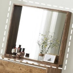 G4106 고무나무 원목 화장대 거울 800 : 영점일톤