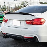 2014-2020 BMW F32 428i 430i 435i 440i PSM 스타일 카본 파이버 트렁크 스포일러 윙용 : 픽글로우즈