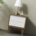 G4144 템바보드 원목 2단 협탁 450 1color : 영점일톤